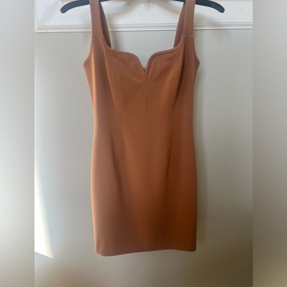 San Sloane Brown Dress